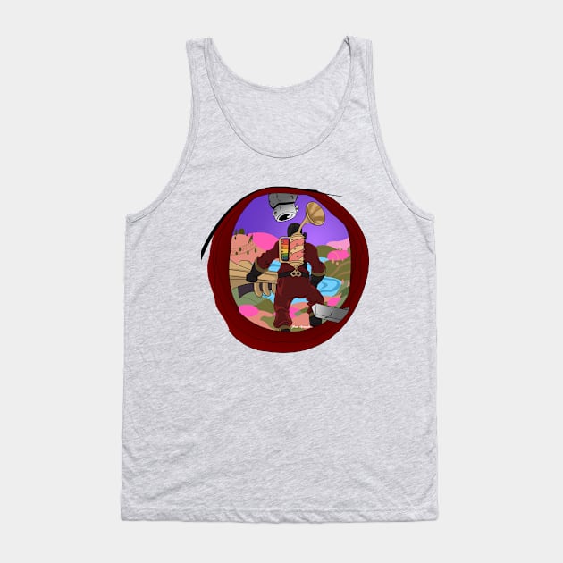 Pyro Red Team Tank Top by Sam_Gs_Art